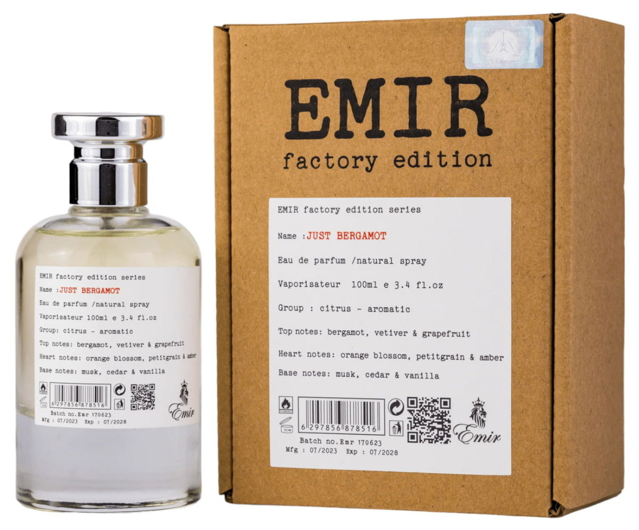 Paris Corner Emir Just Bergamot EDP 100ml