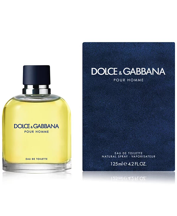 Dolce & Gabbana Pour Homme Bottle and Carton
