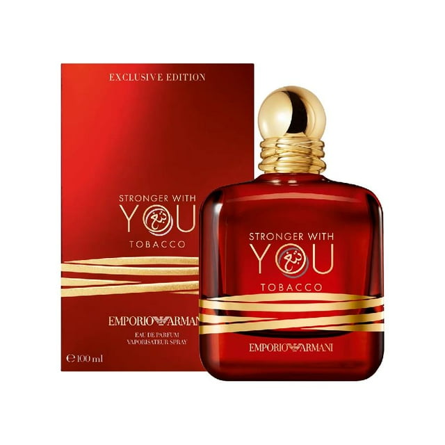 Emporio Armani Stronger With You Tobacco Carton and Bottle