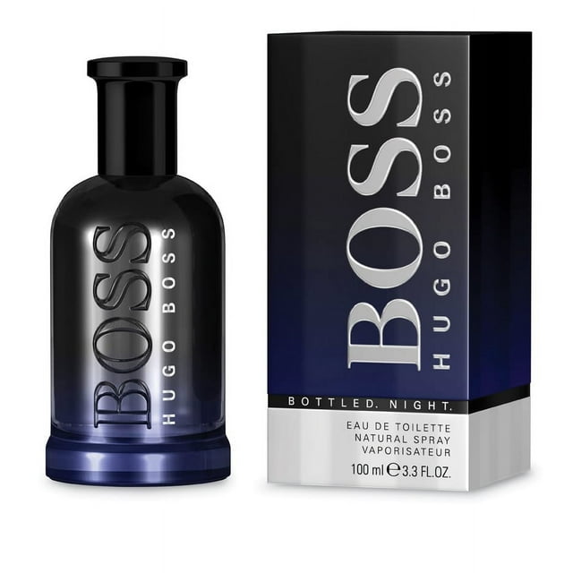 Hugo Boss Bottled Night Bottle and Carton
