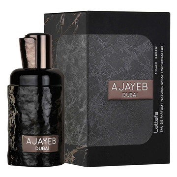 Lattafa Ajayeb Dubai Carton and Bottle