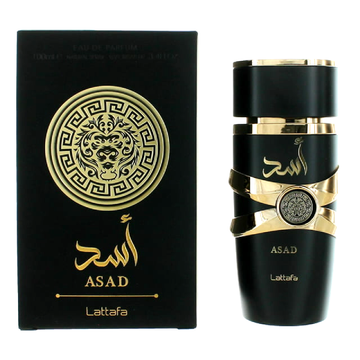Lattafa Asad Bottle and Carton