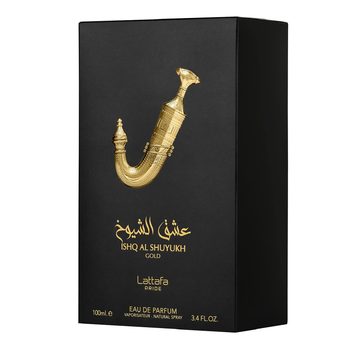 Lattafa Pride Ishq Al Shuyukh Gold Carton