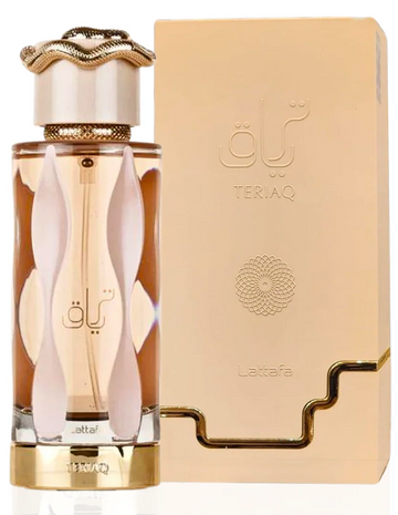 Lattafa Teriaq Bottle and Carton