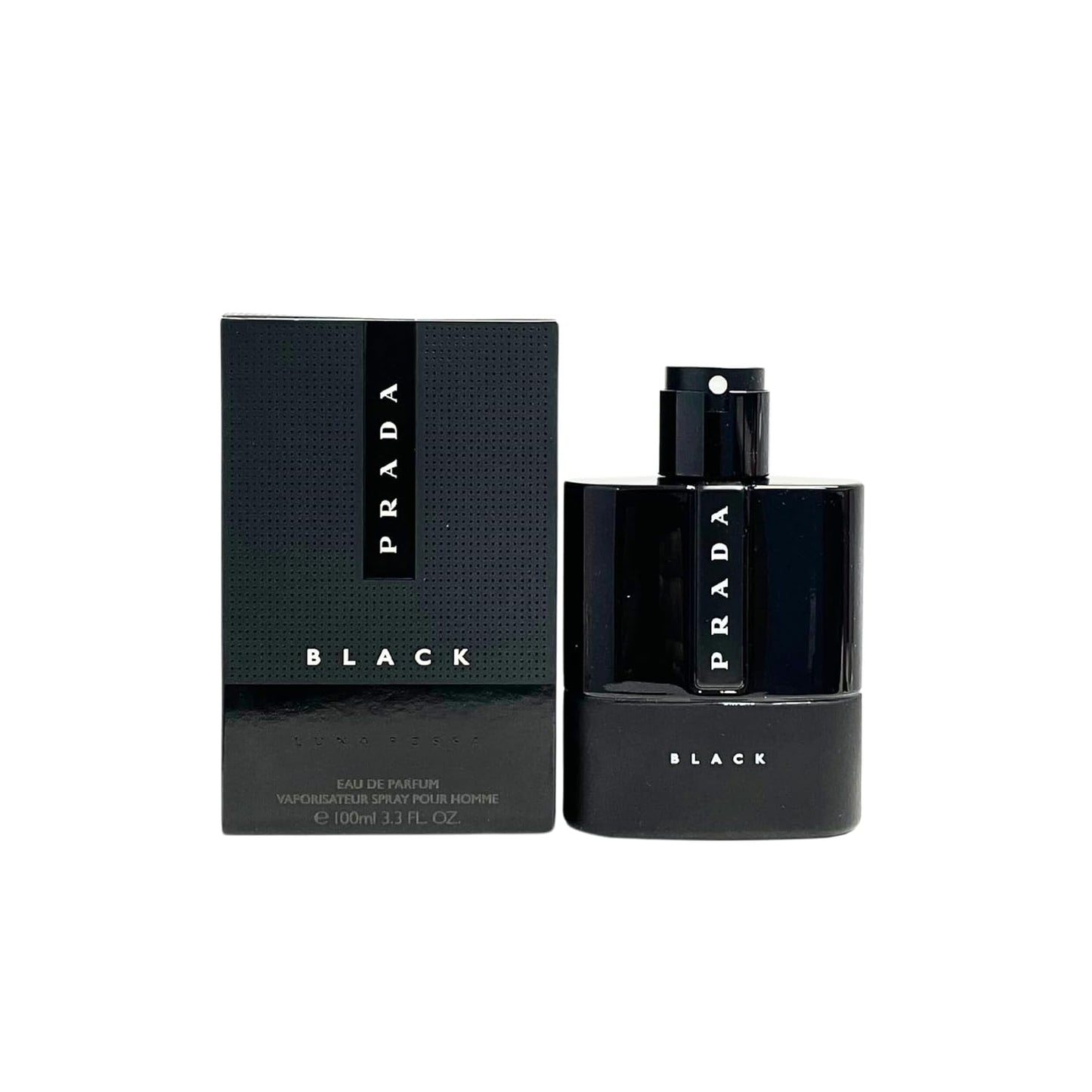 Prada Luna Rossa Black Bottle and Carton