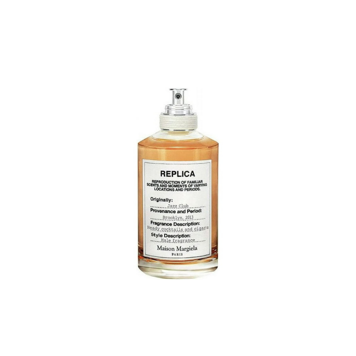 Maison Margiela replica perfume bottle on a white background