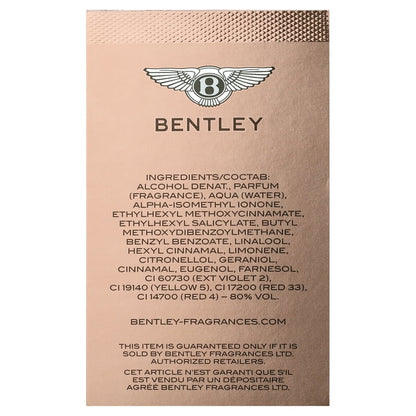 Bentley for Men Intense Carton