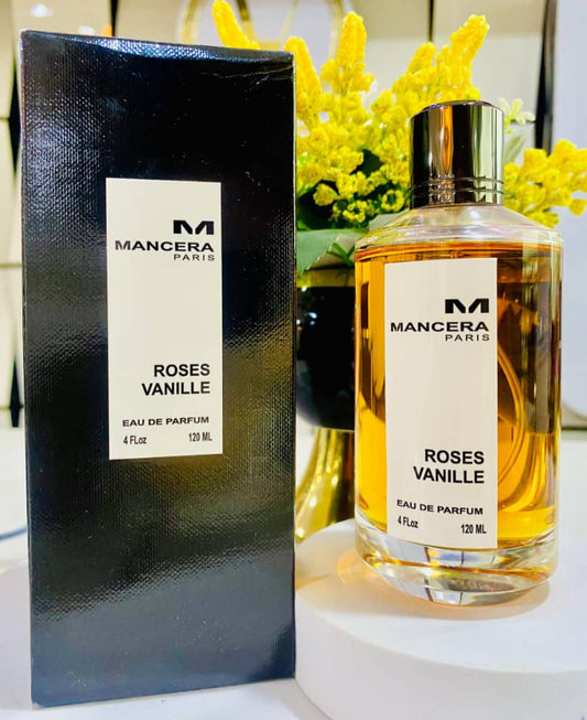 Mancera Roses Vanille EDP 120ml (Opened)