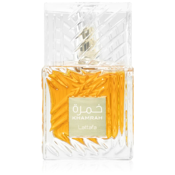 Lattafa Khamrah Eau de Parfum 100ml – Unisex luxury fragrance bottle front view