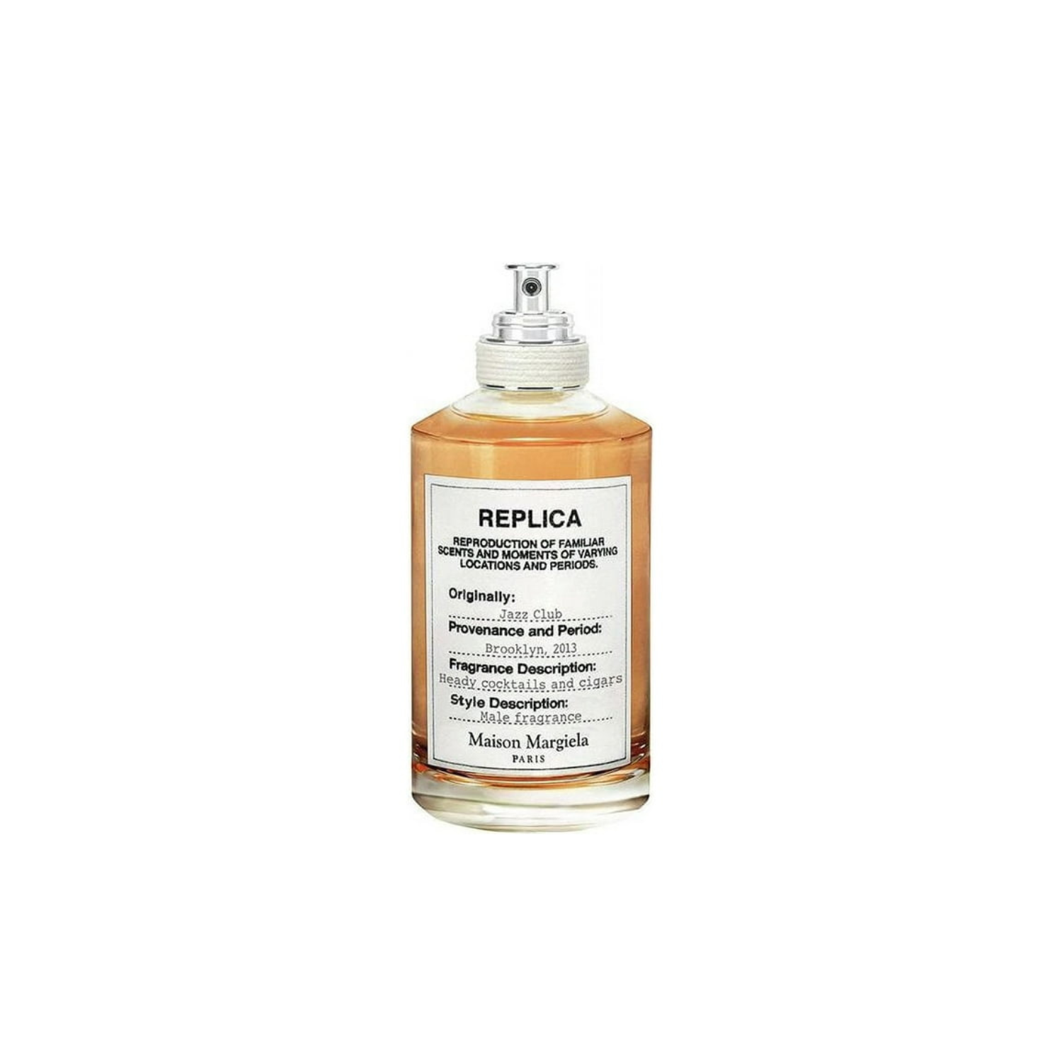 Maison Margiela replica perfume bottle on a white background