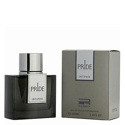 Rue Broca Pride Intense Bottle and Carton