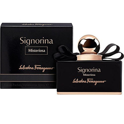 Signorina Misteriosa Carton and Bottle